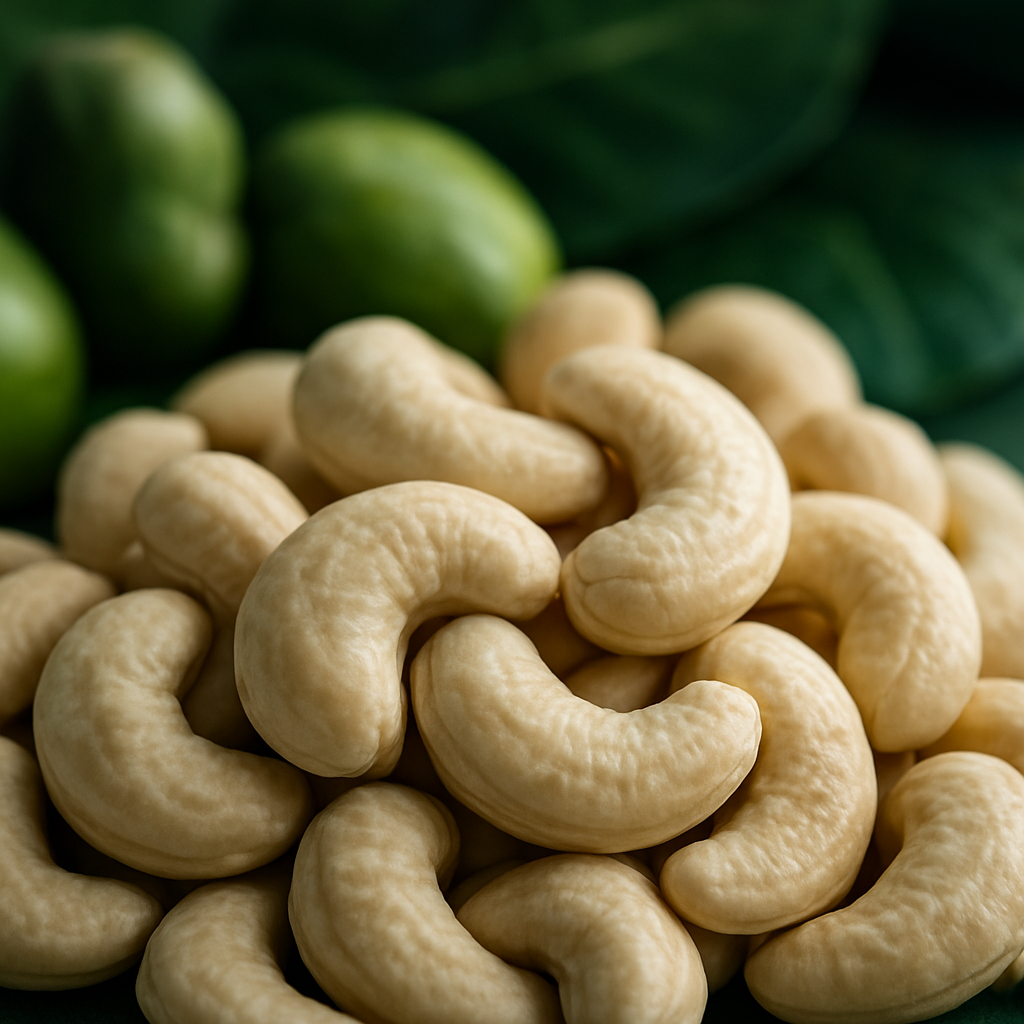 Premium raw cashew kernels